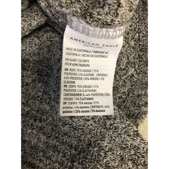 American Eagle Outfitters Womens M Gray Sweater Pullover Knit Crew Neck - Picture 2 of 10